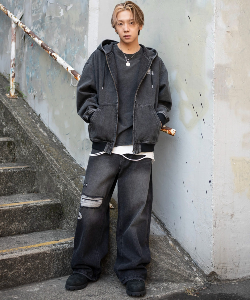 デニムブラックソノタ モデル：175cm L着用