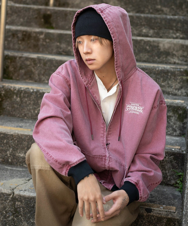 ピンク モデル：175cm L着用