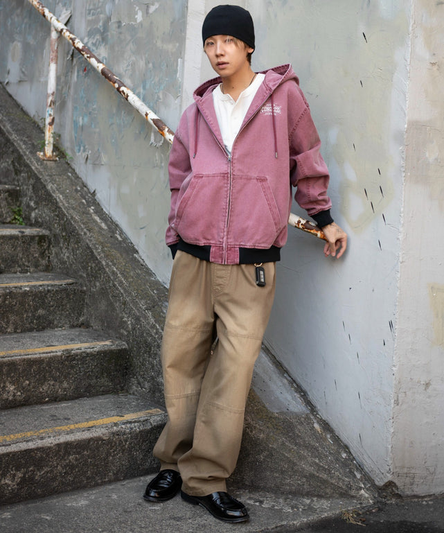 ピンク モデル：175cm L着用