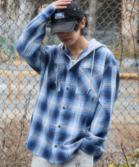 ブルーチェック１ / M