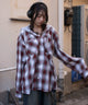 レッドチェック　モデル：159cm M着用