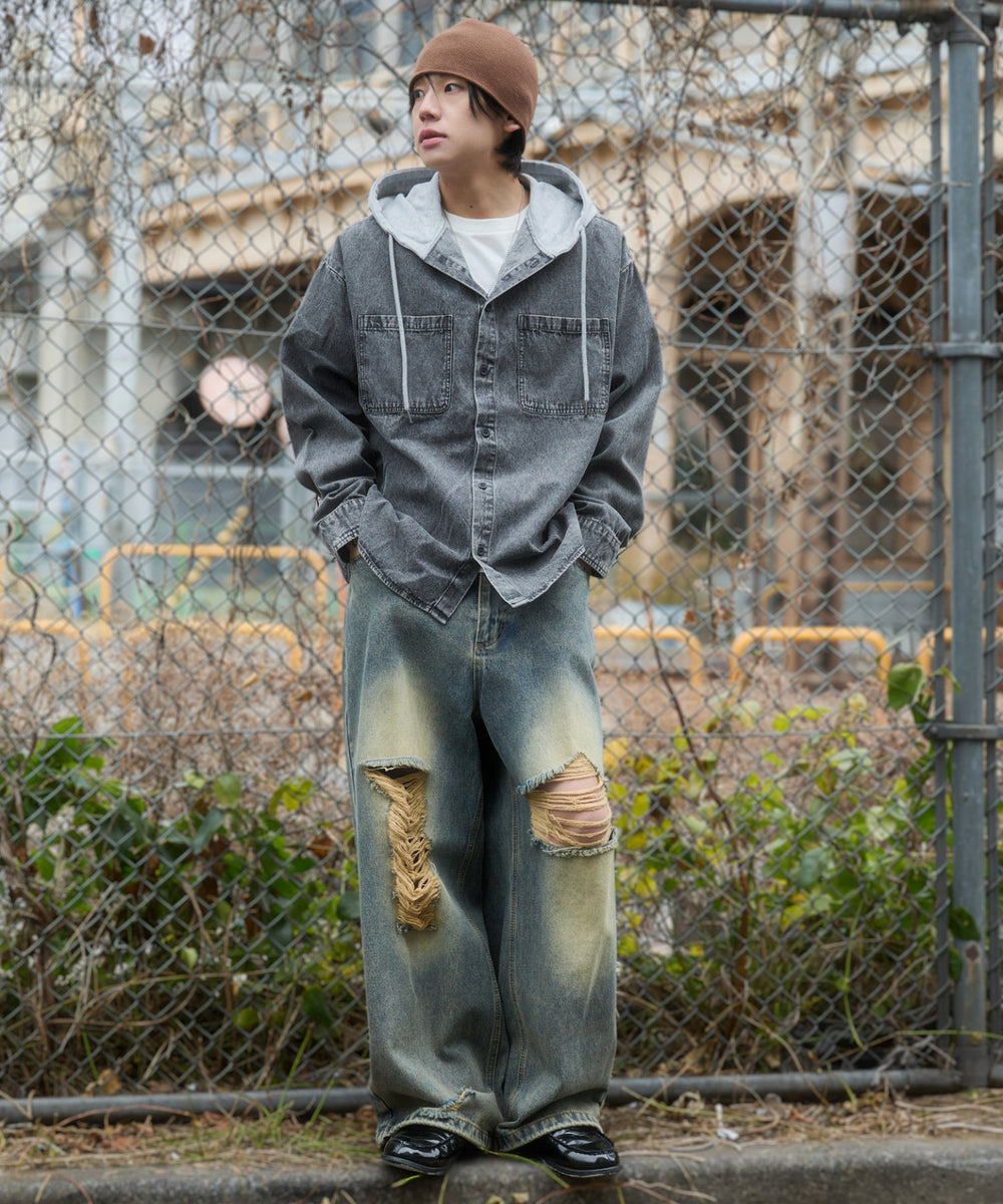 デニムブラックソノタ モデル：175cm L着用