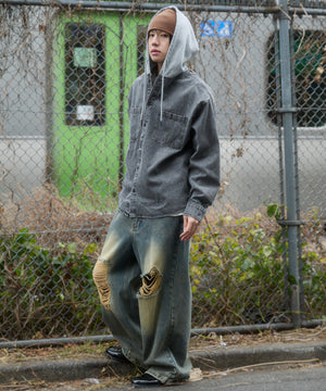 デニムブラックソノタ モデル：175cm L着用