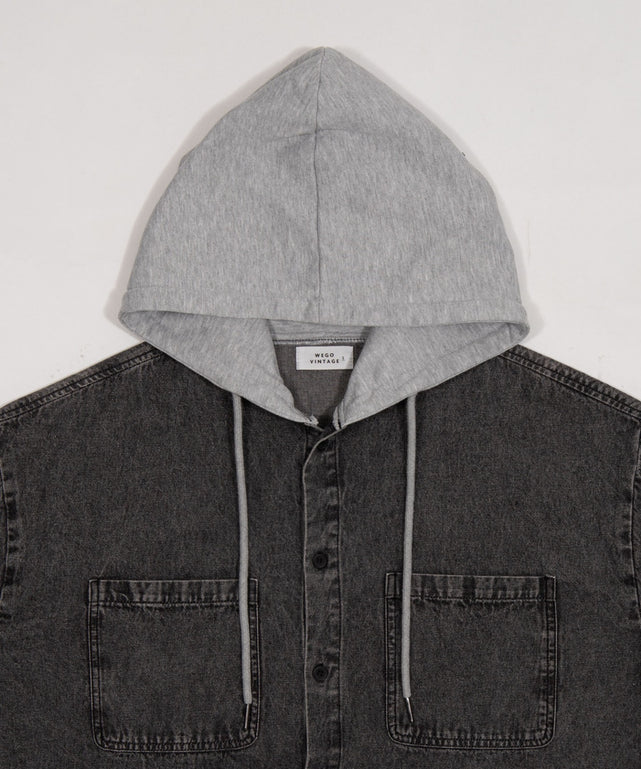 デニムフードシャツ（LS）