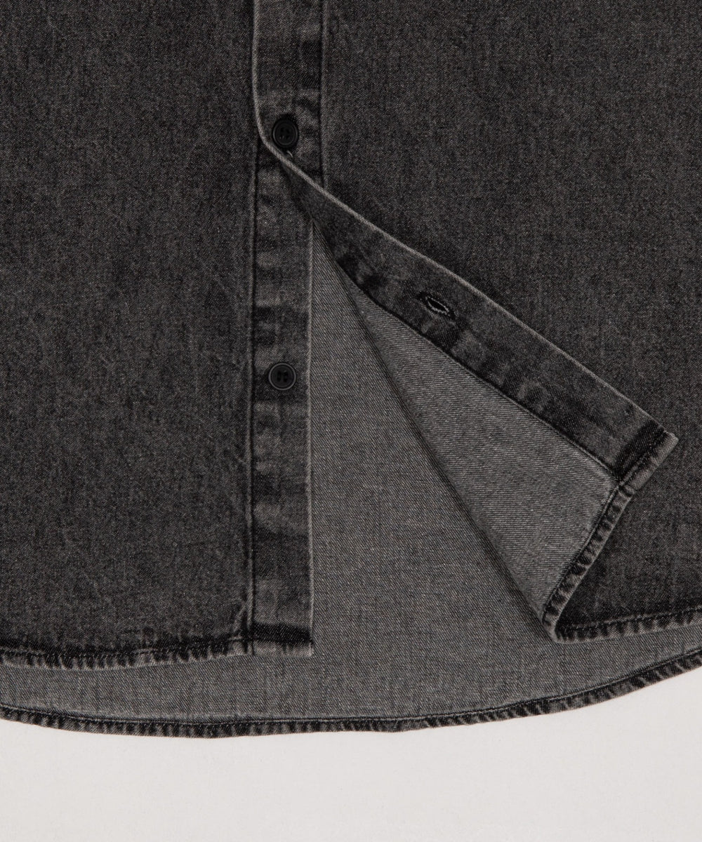 デニムフードシャツ（LS）