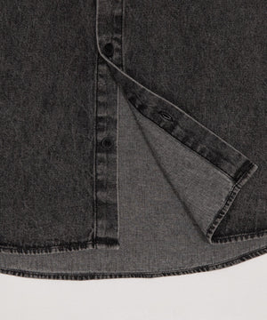 デニムフードシャツ（LS）