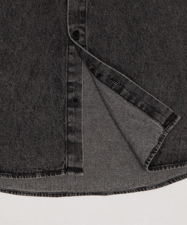 デニムフードシャツ（LS）