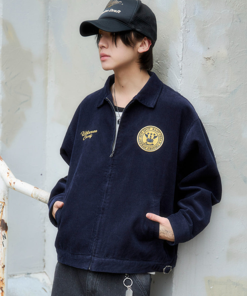 ネイビー モデル：175cm L着用