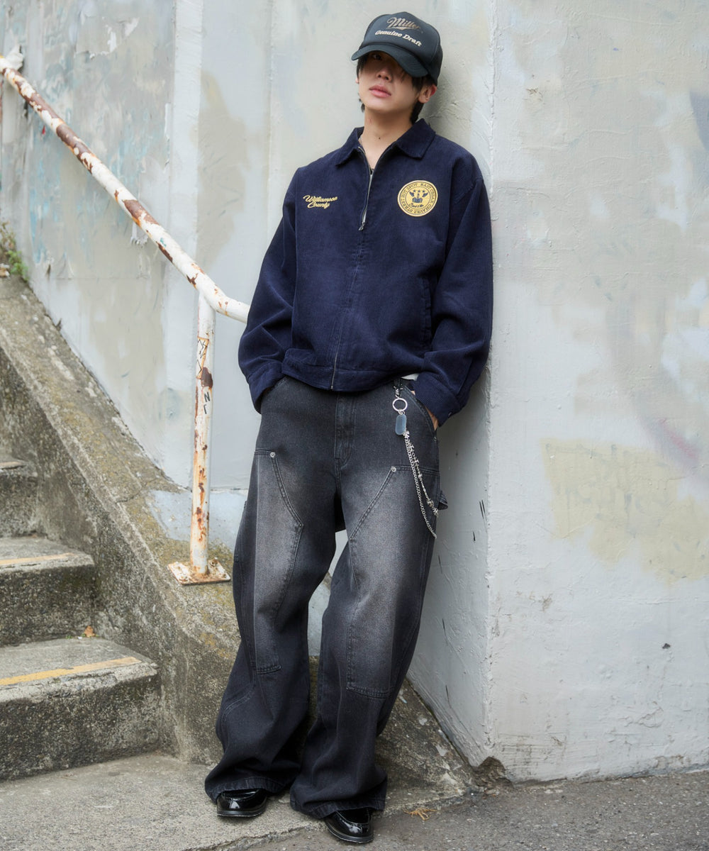 ネイビー モデル：175cm L着用