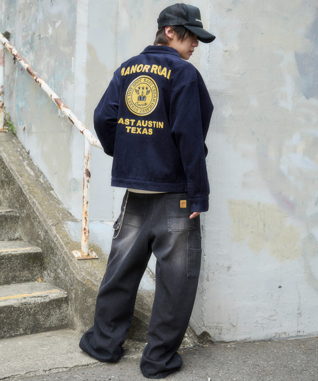 ネイビー モデル：175cm L着用