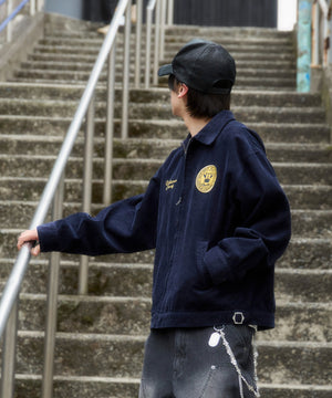 ネイビー モデル：175cm L着用