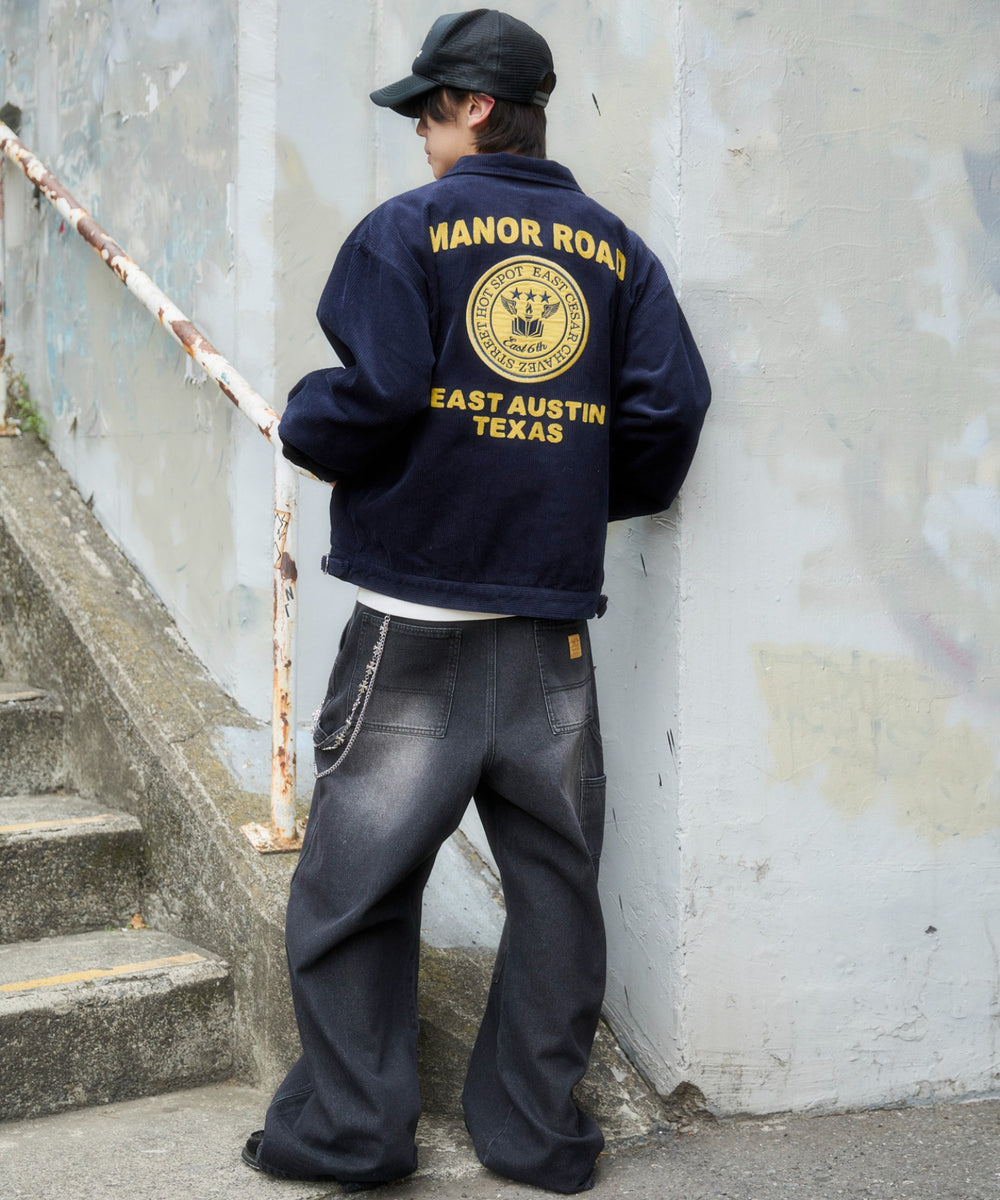 ネイビー モデル：175cm L着用