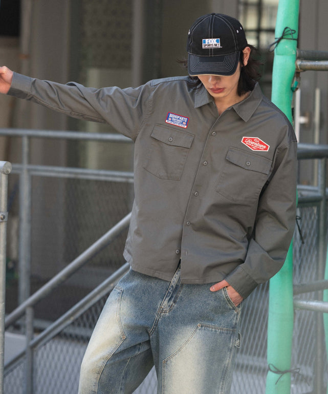 グレー モデル：182cm L着用