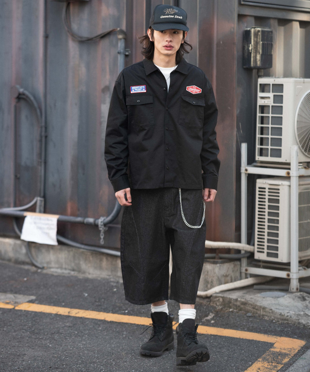 ブラック モデル：182cm L着用