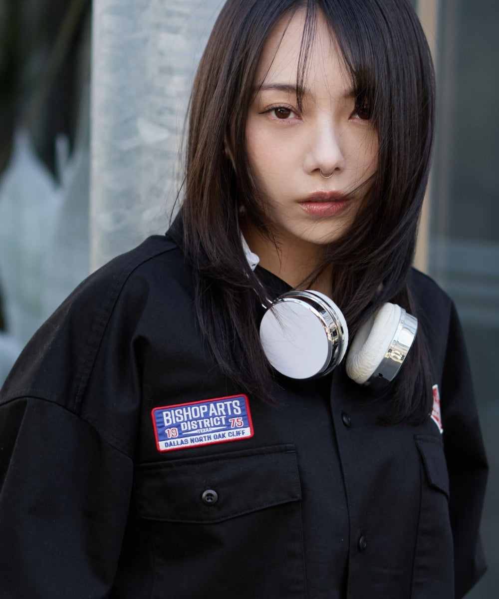 ブラック モデル：159cm L着用