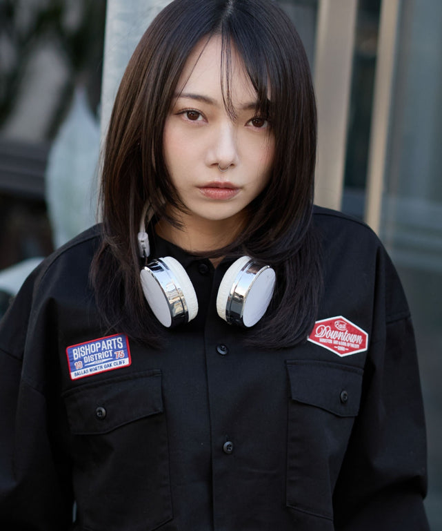 ブラック モデル：159cm L着用