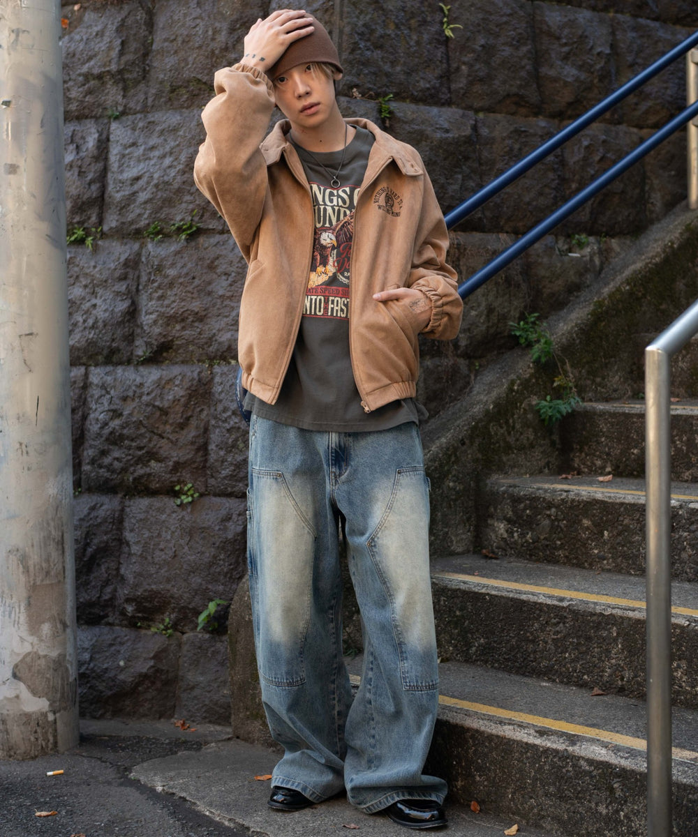 ベージュ モデル：175cm L着用