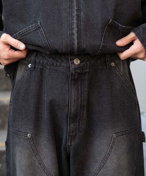 ワーカーズダブルニーデニムパンツ