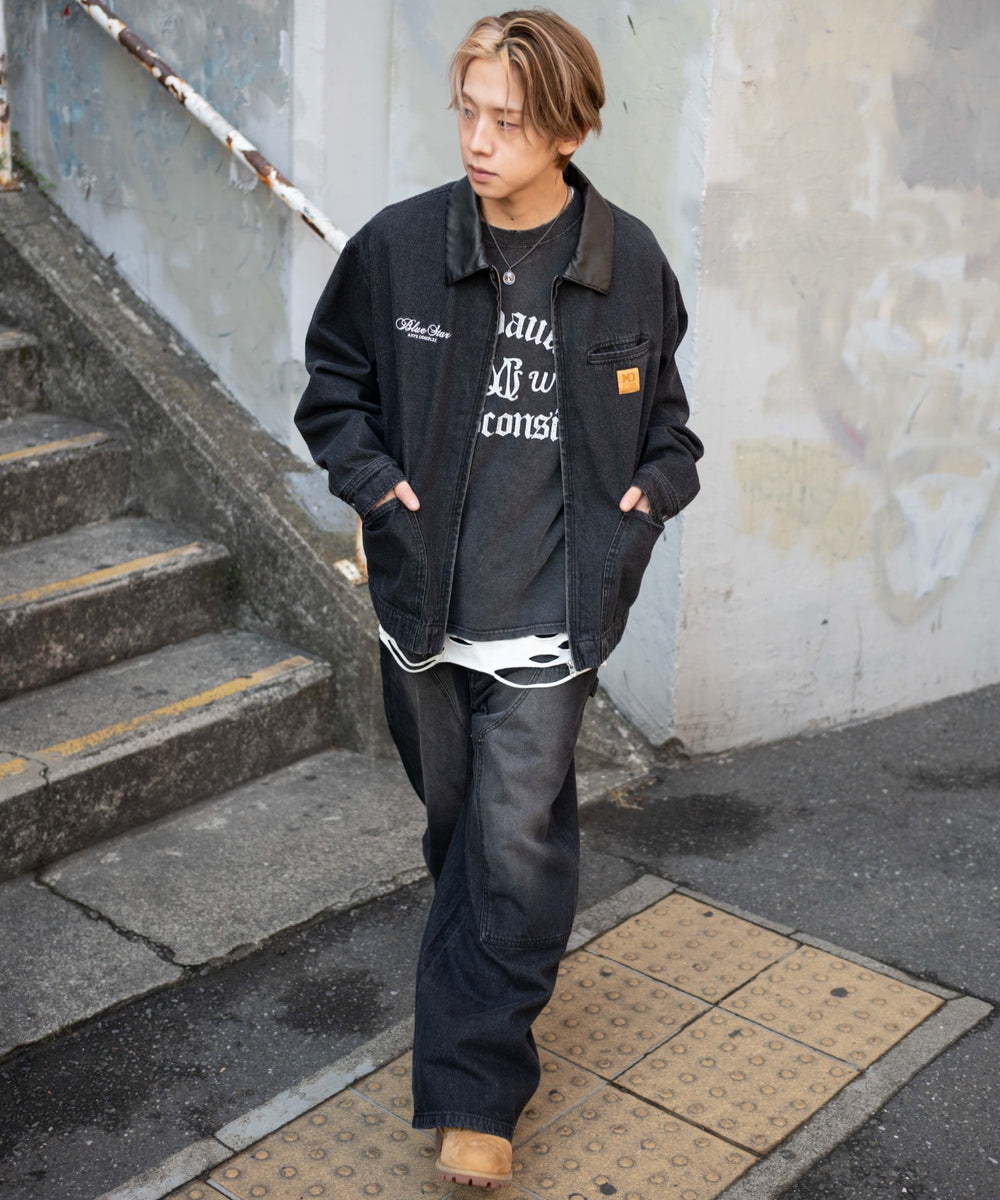デニムブラックソノタ モデル：175cm L着用