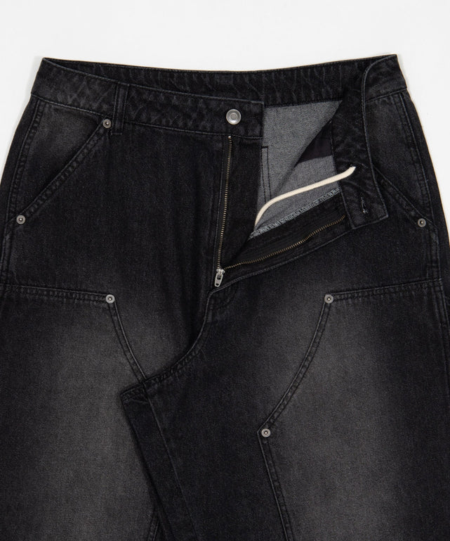 ワーカーズダブルニーデニムパンツ