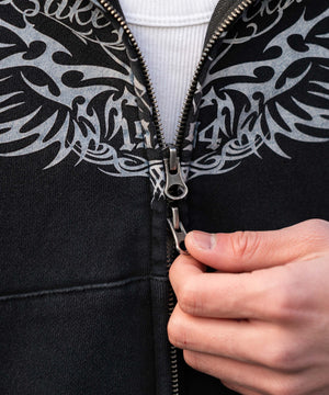 ブリーチファーグラフィックZIPパーカー