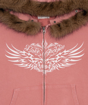 ブリーチファーグラフィックZIPパーカー