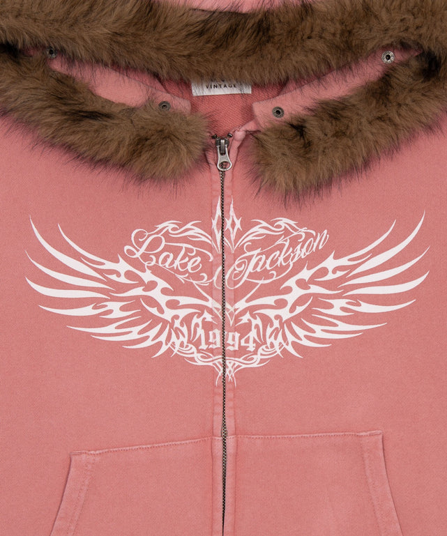 ブリーチファーグラフィックZIPパーカー