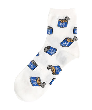 フード総柄ソックス