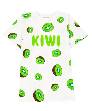 ﾌｰﾄﾞ総柄Tｼｬﾂ