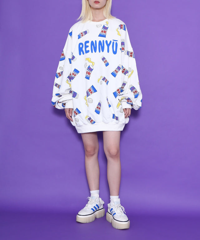 ブルー(練乳) モデル：165㎝ ４着用