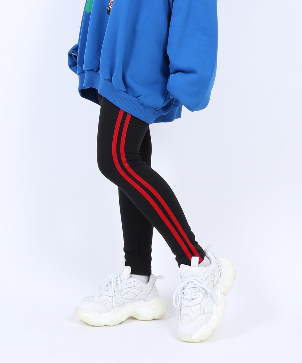 ラインレギンスパンツ