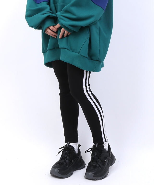 ラインレギンスパンツ