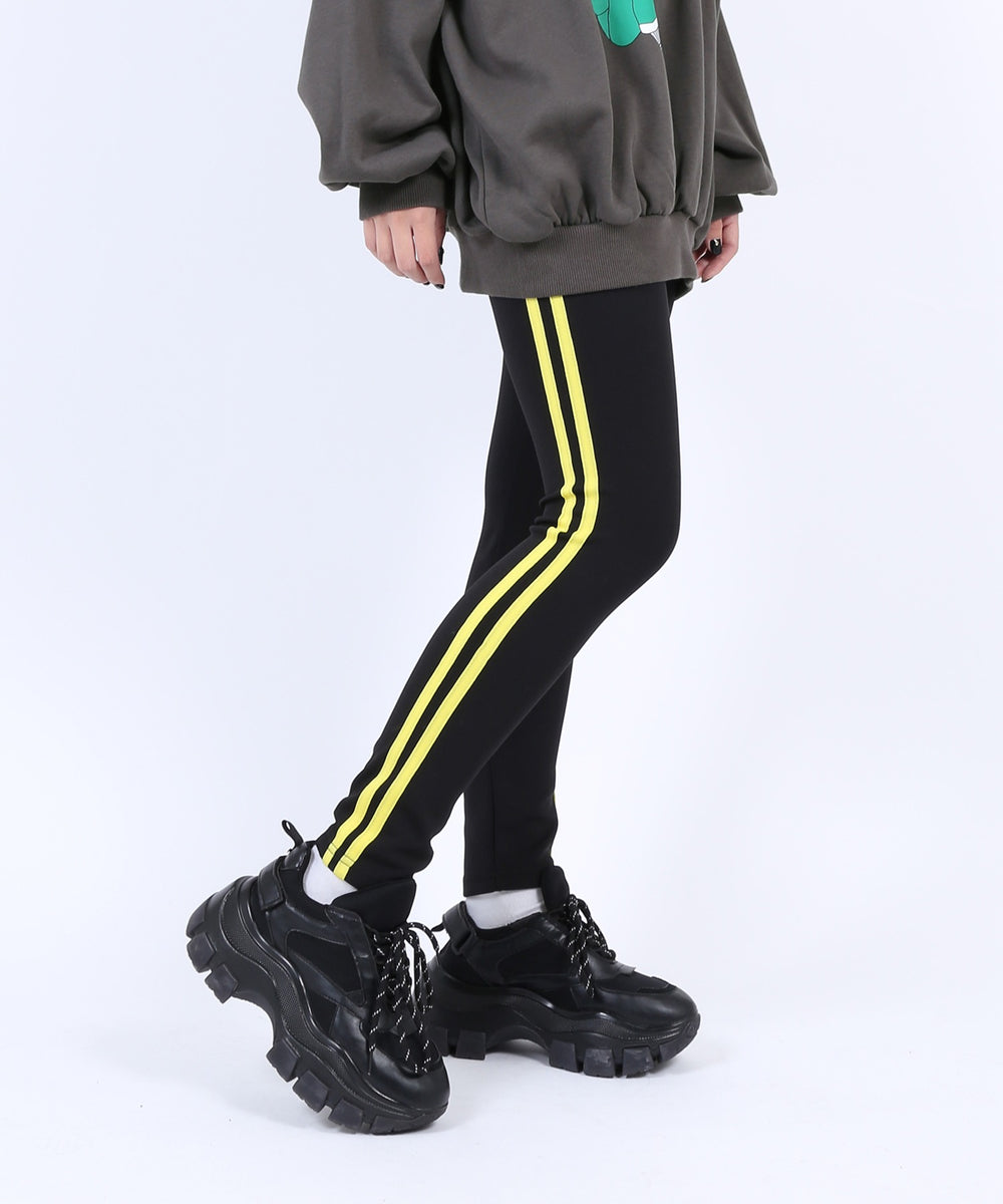 ラインレギンスパンツ