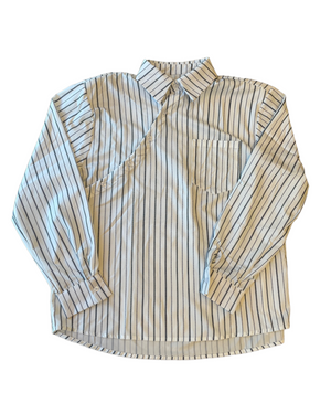 アシメストライプシャツ