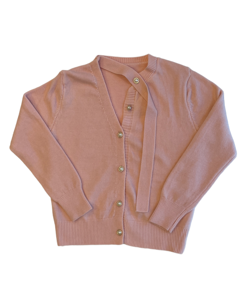 アシメリボンカーディガン