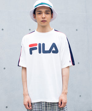 別注FILAパイピング切替Tシャツ(S)