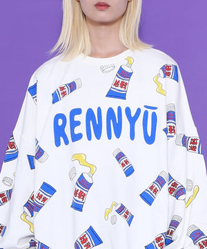 ブルー(練乳) モデル：165㎝ ４着用