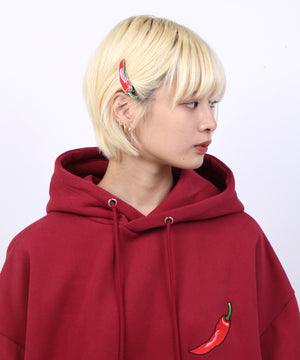 フードヘアクリップ