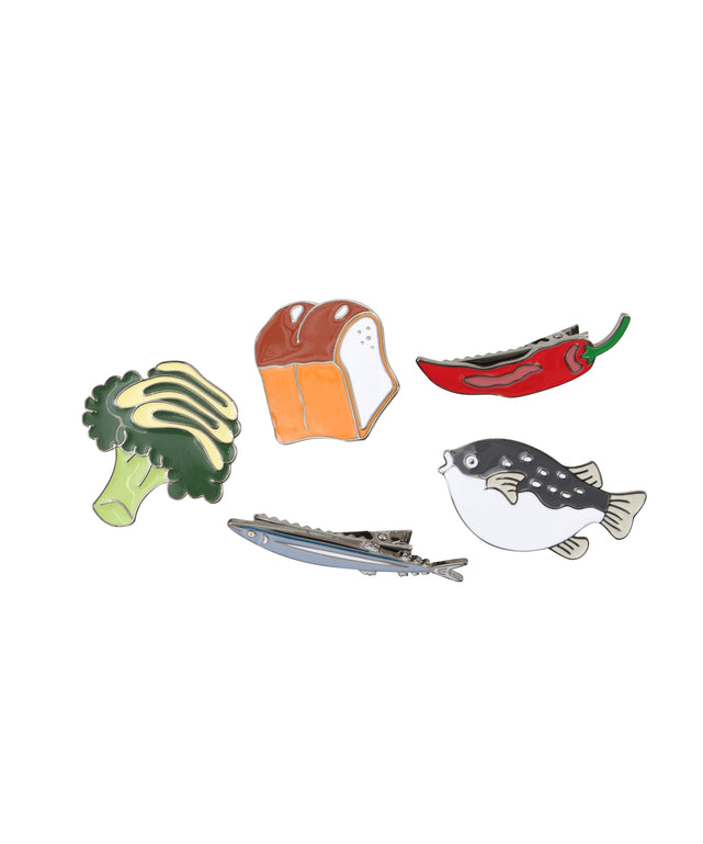 フードヘアクリップ