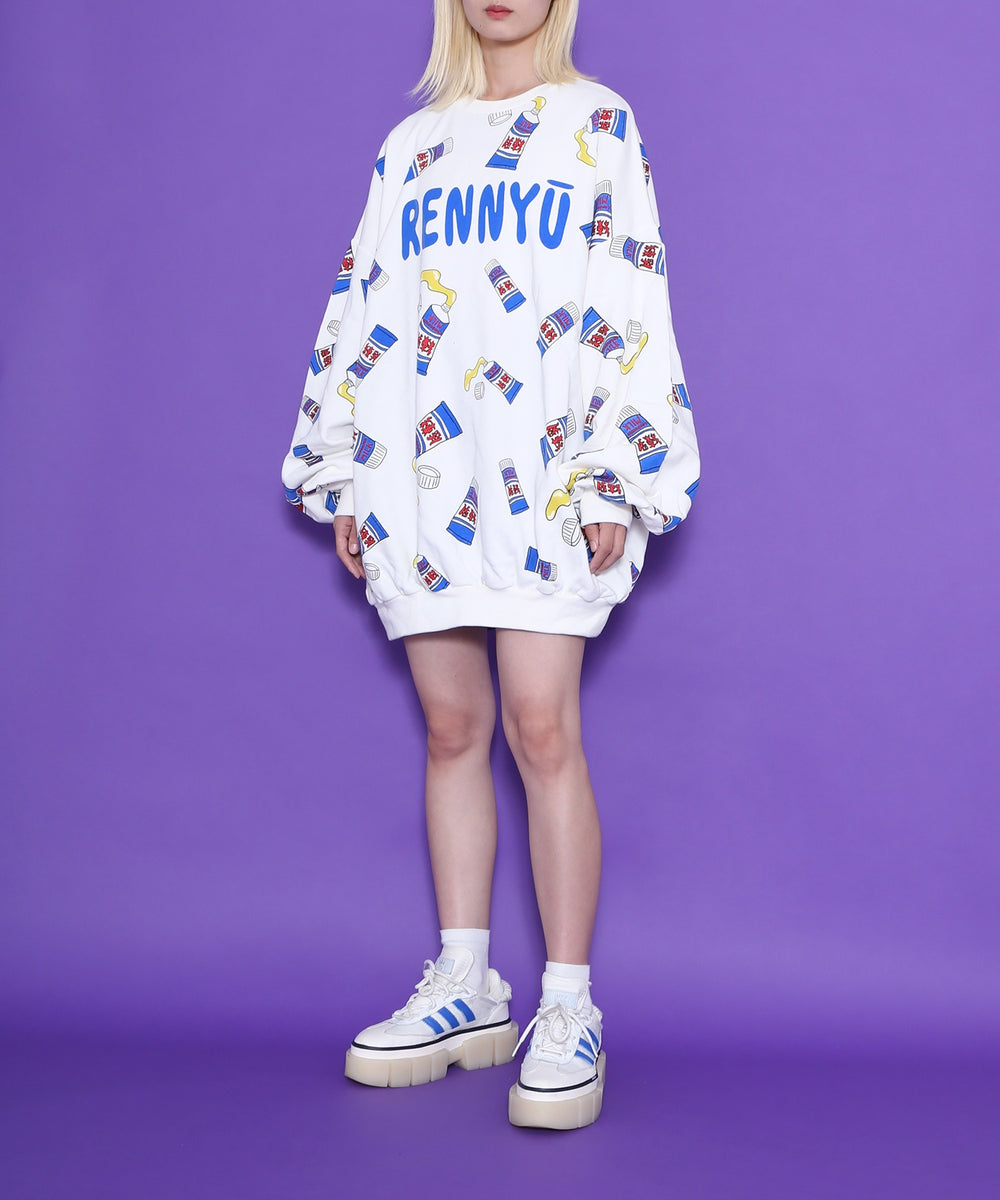 ブルー(練乳) モデル：165㎝ ４着用