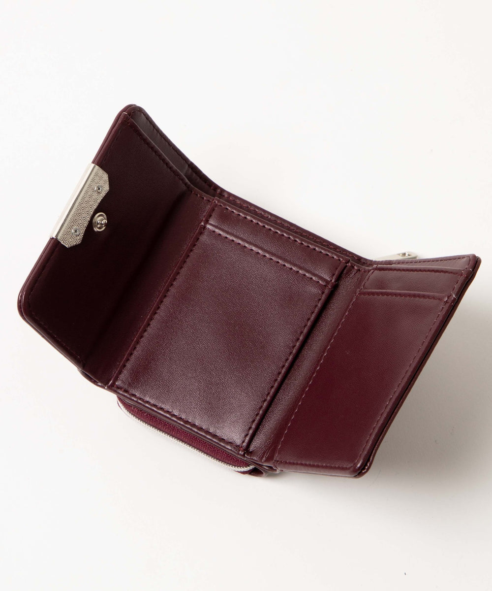 金具付きクロコウォレット