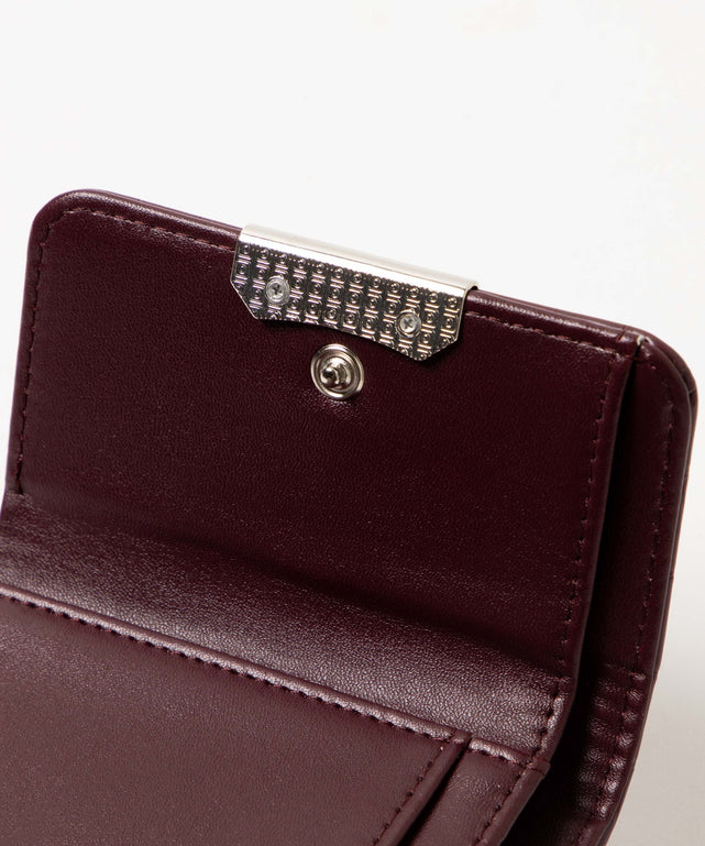 金具付きクロコウォレット