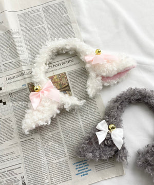 柄20:ヒツジ(ホワイト×ピンクリボン)