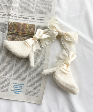 柄24:ヒツジ(ホワイト×ホワイトリボン)