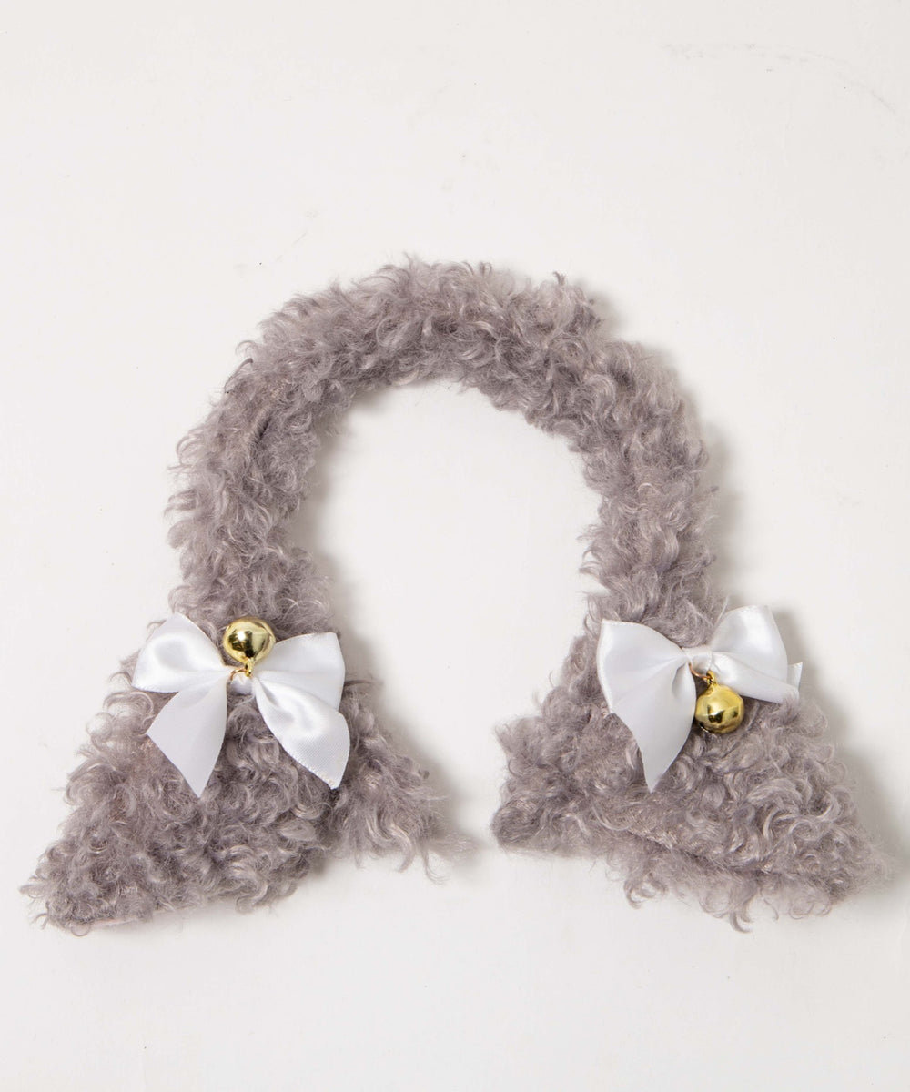 柄21:ヒツジ(グレー×ホワイトリボン)