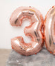 ピンク数字バルーン/数字3