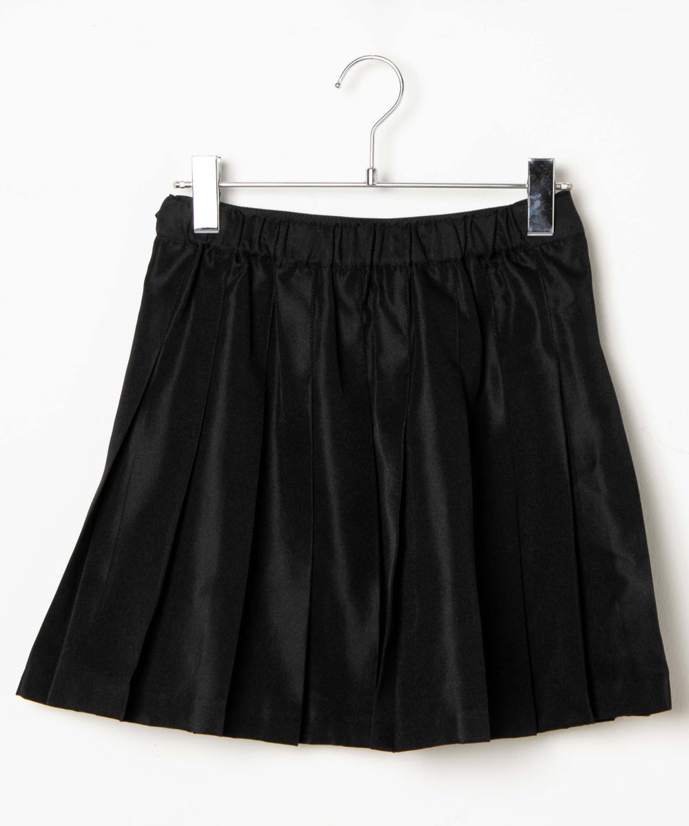 【スクール】ポケット付き無地プリーツスカート