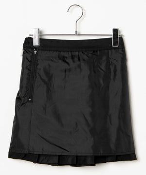 【スクール】ポケット付き無地プリーツスカート