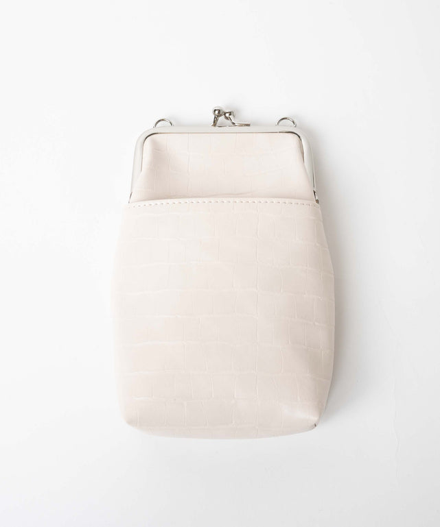 オフホワイトクロコ