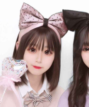 柄1(ドットリボン/ピンク)